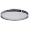 Nuvo Bandon, 20 Inch LED Flush Mount, Gray with Blue Wrap, Acrylic Lens 62/3002 - alternate 1